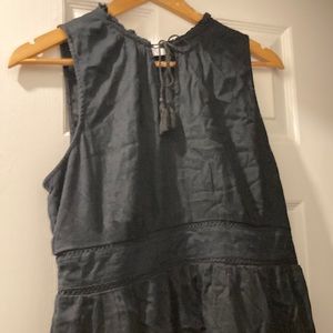Old navy sleeveless black hi low dress
